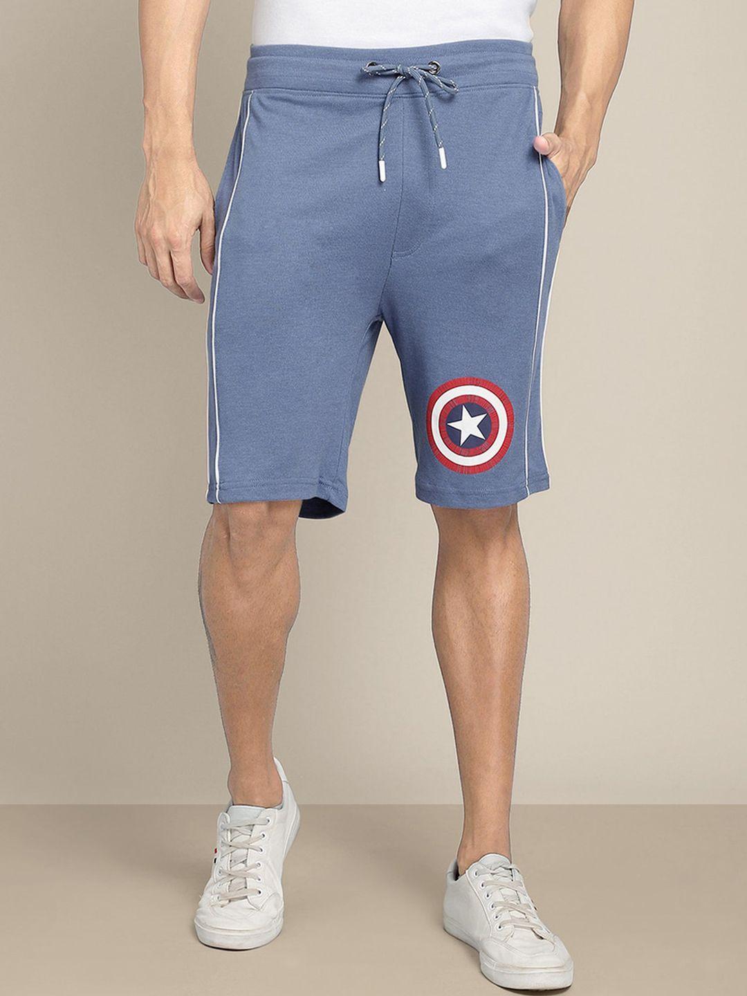free authority printed captain america shorts