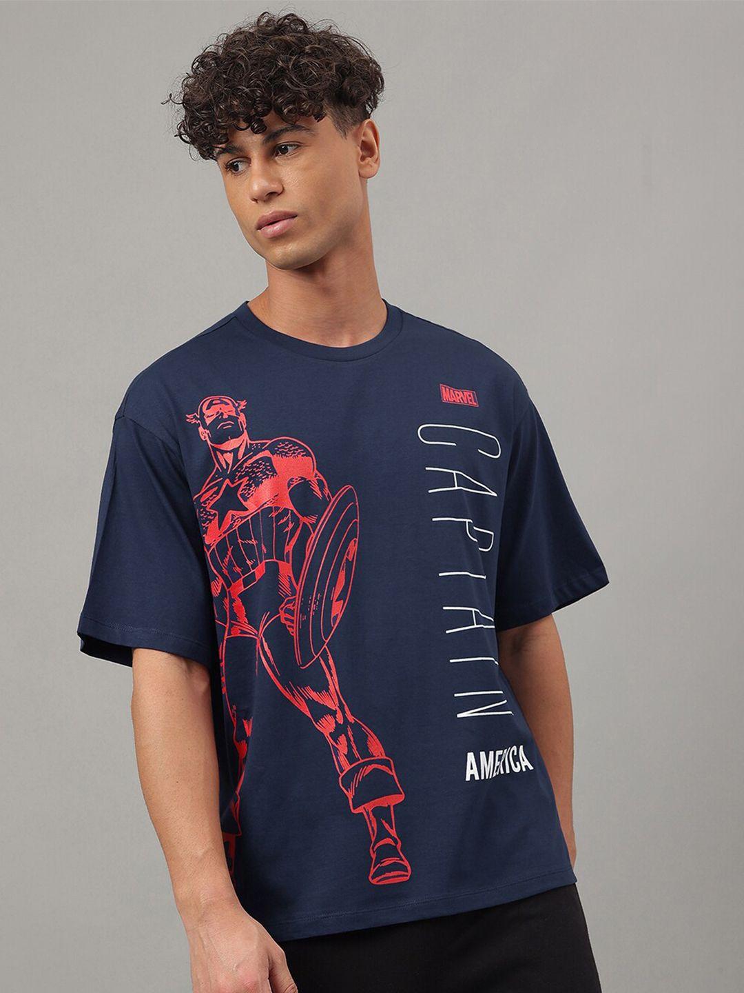 free authority printed pure cotton loose-fit t-shirt