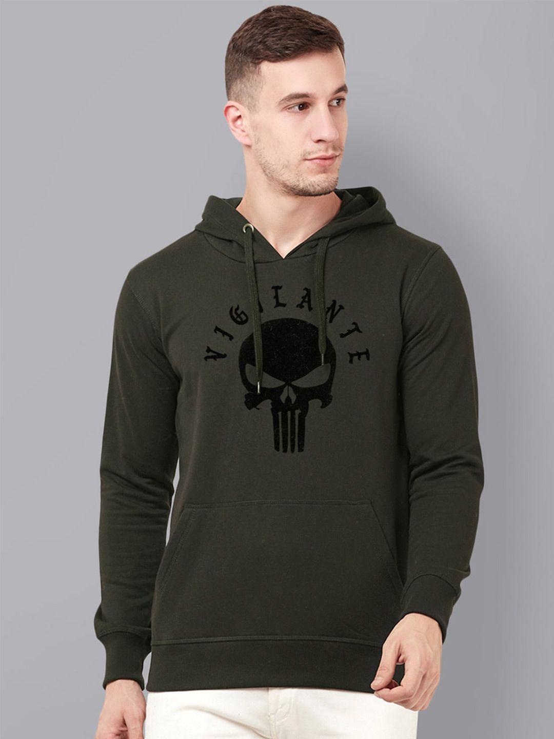 free authority punisher printed  hooded sweatshirt