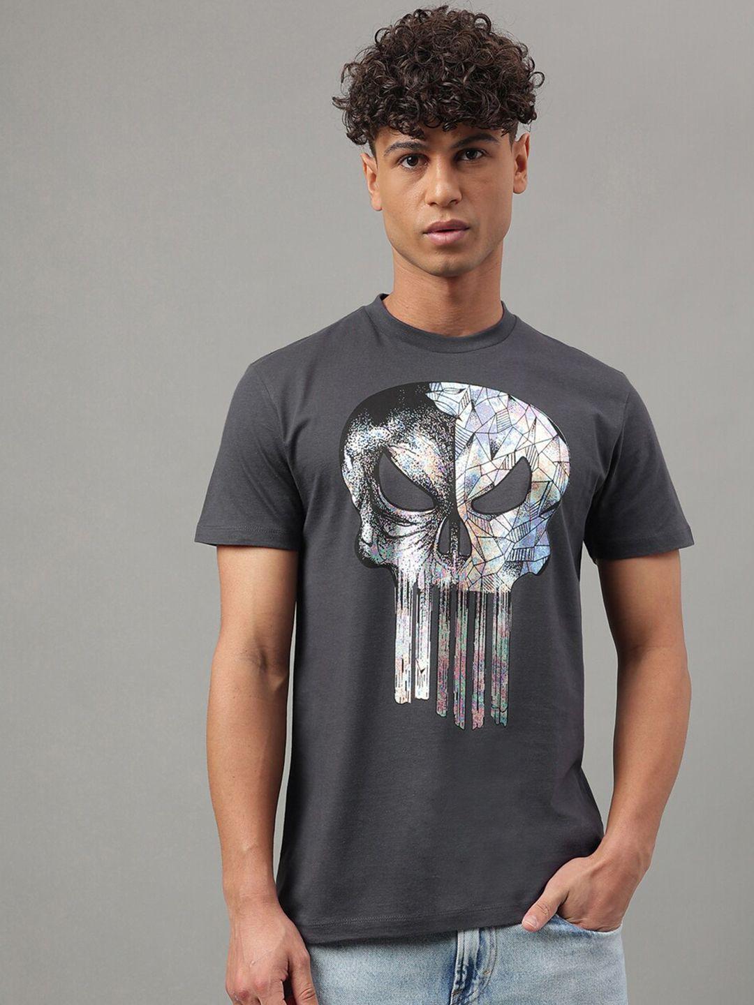 free authority punisher printed pure cotton t-shirt
