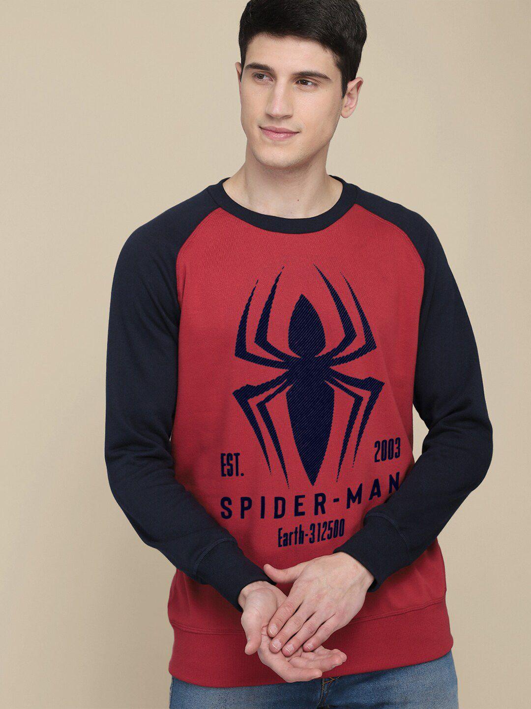 free authority spiderman printed pullover