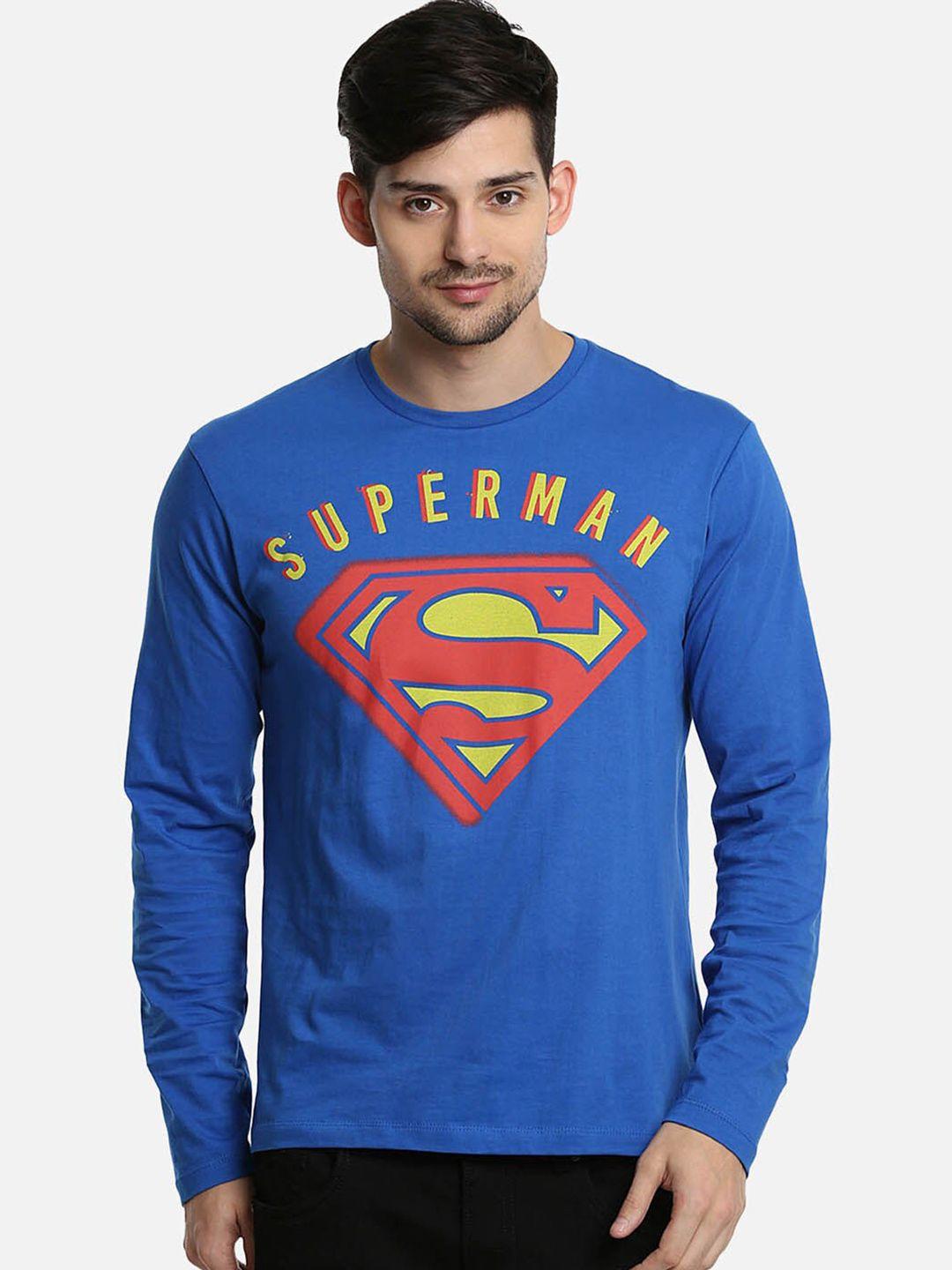 free authority superman printed cotton t-shirt