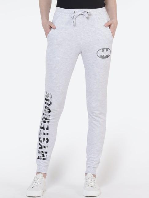 free authority white graphic print mid rise joggers