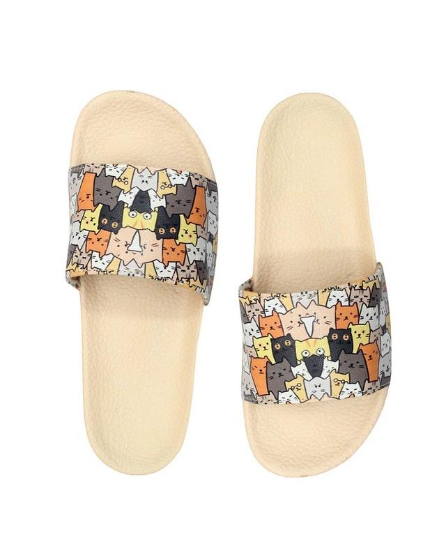 freeco women's dogs n cats print slippers