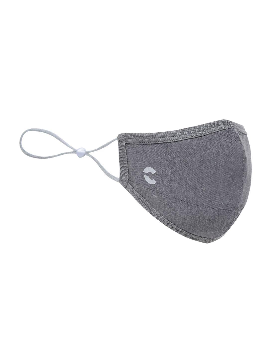 freecultr charcoal grey 5ply bamboo cotton anti-microbial comfort fit reusable cloth mask