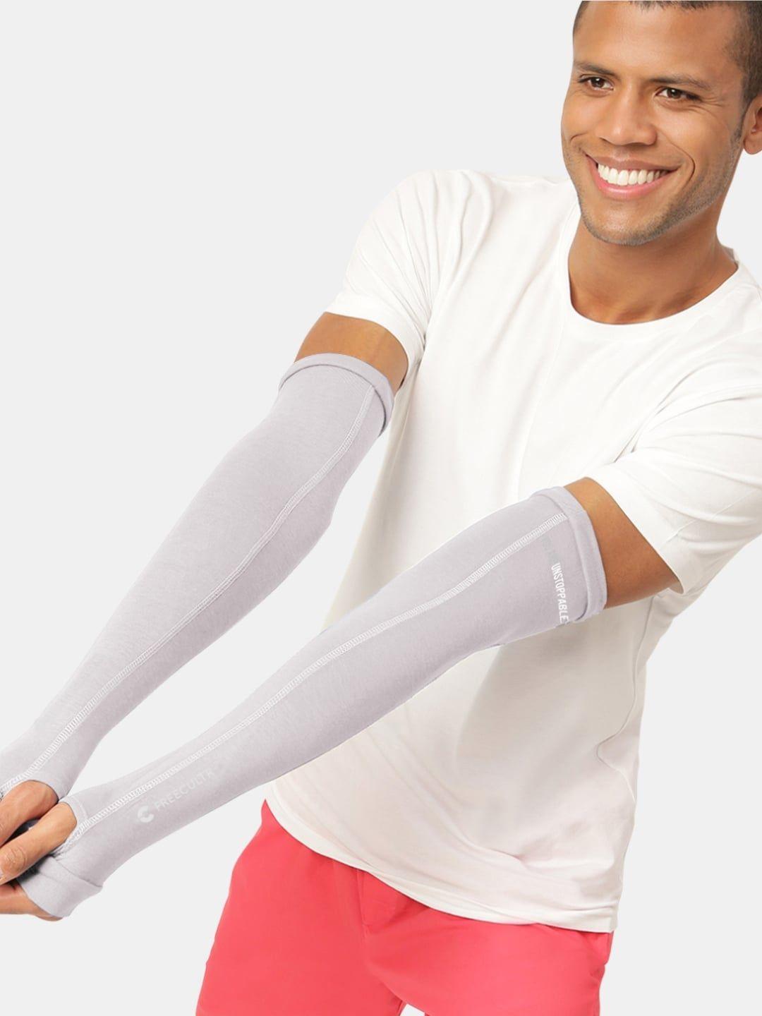 freecultr bamboo cotton antibacterial arm sleeves gloves