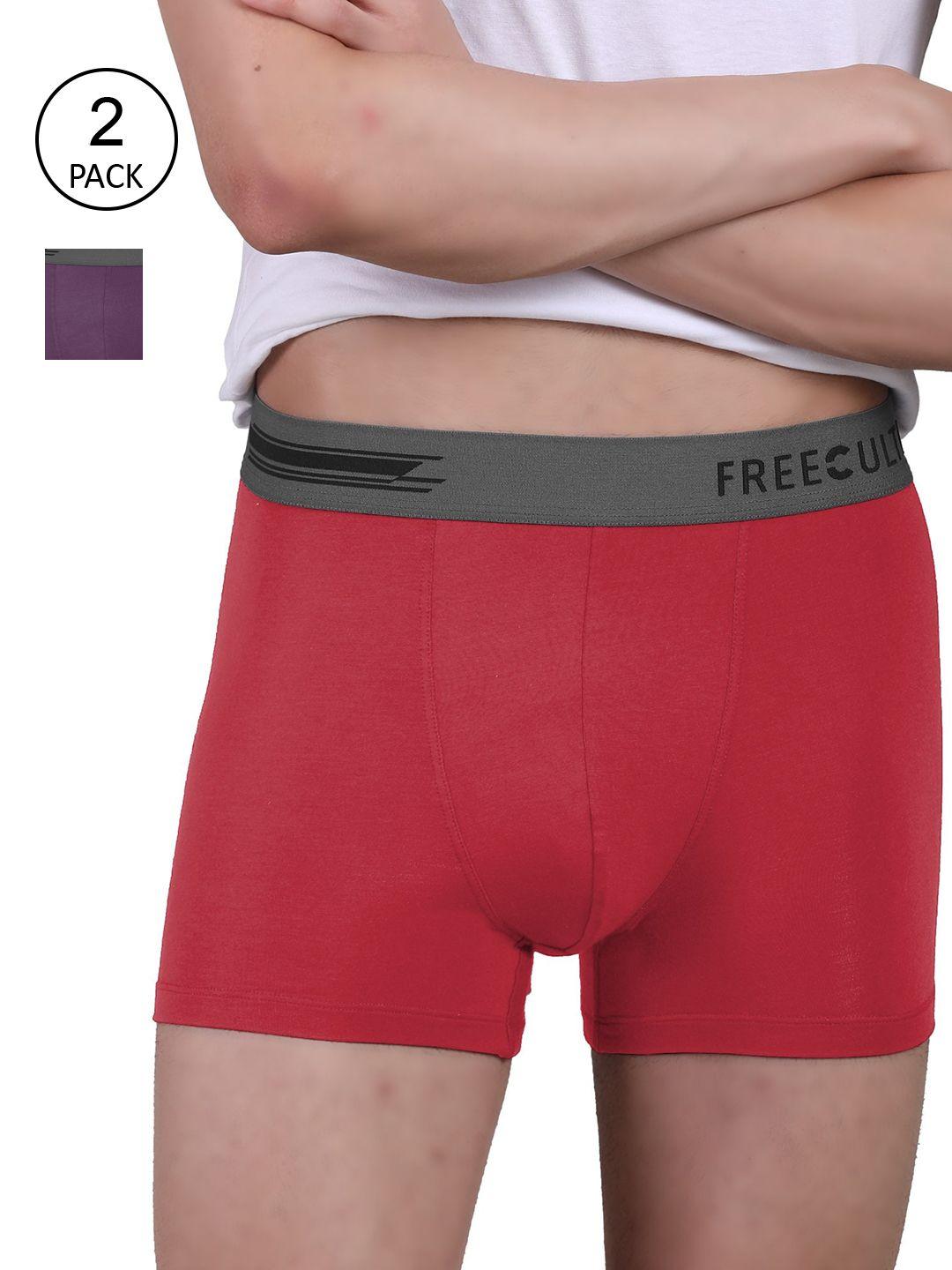 freecultr men pack of 2 solid trunks fc-pop-t-tv-red-02