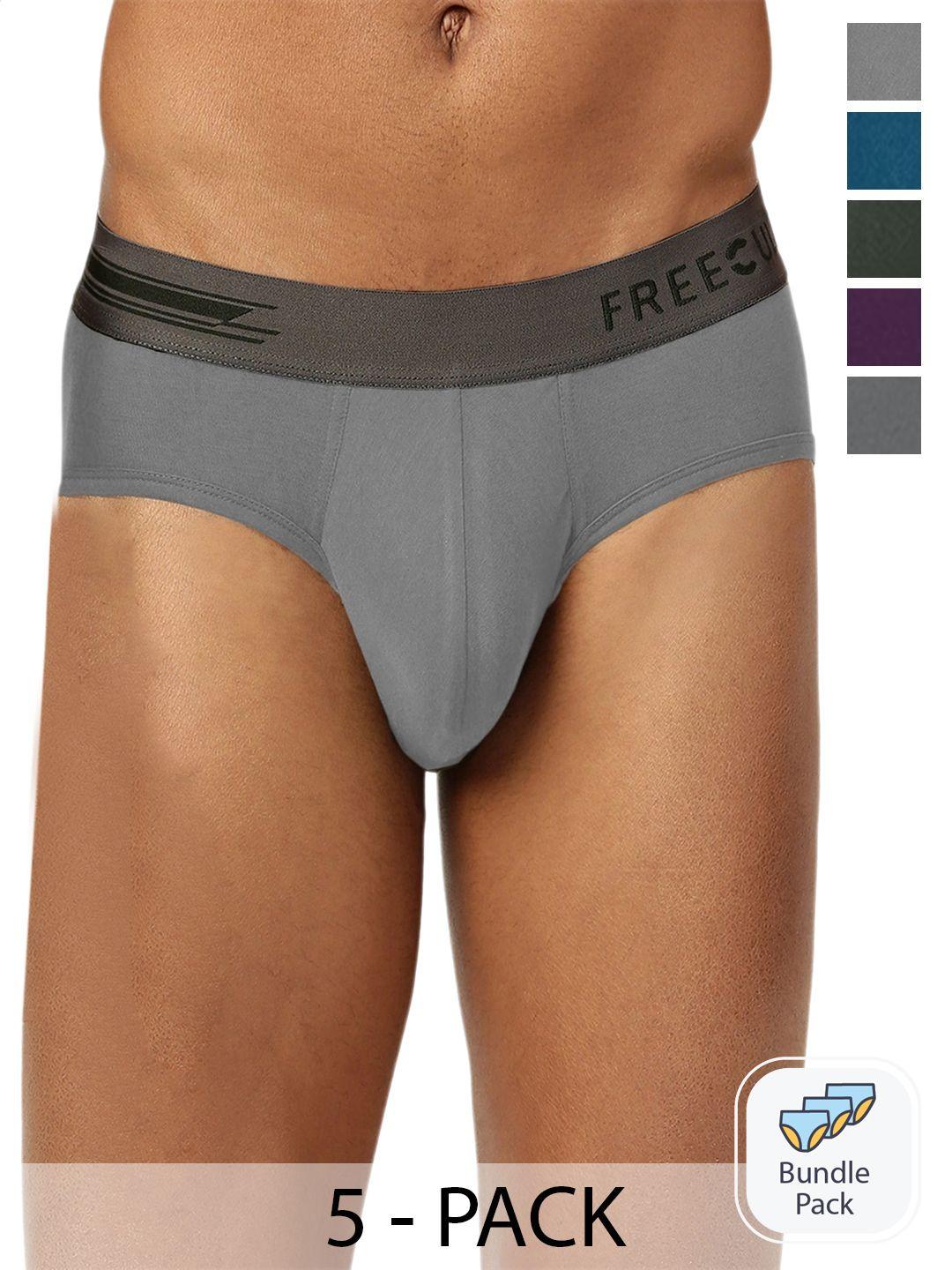 freecultr men pack of 5 ribbed briefs fc-xt-b-seg-sg-tv-ag-mb-05