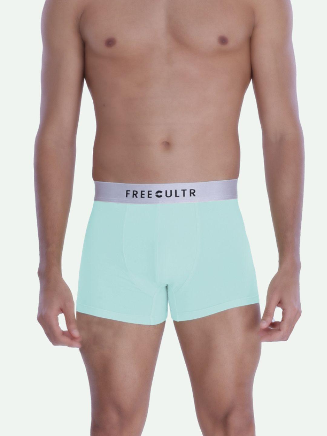 freecultr men turquoise blue solid trunk fc-sf-t-sm-01