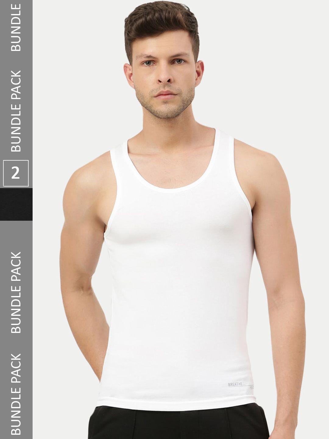 freecultr pack of 2 bamboo cotton innerwear basic vests