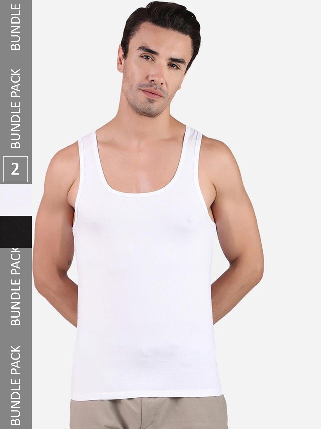 freecultr pack of 2 organic cotton basic innerwear vests