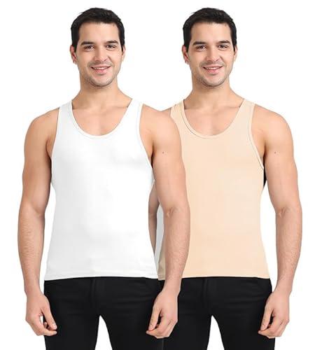 freecultr regular fit organic cotton vest for men| 100% organic fabric, round neck comfort vest