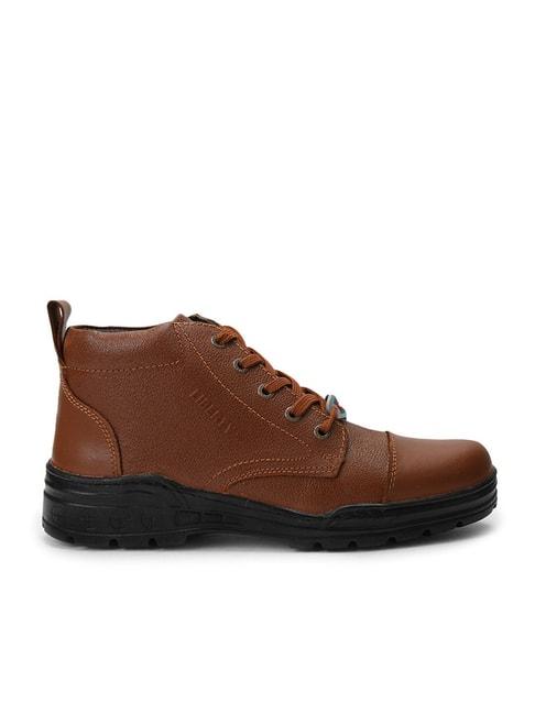 freedom by liberty men's tan casual boots