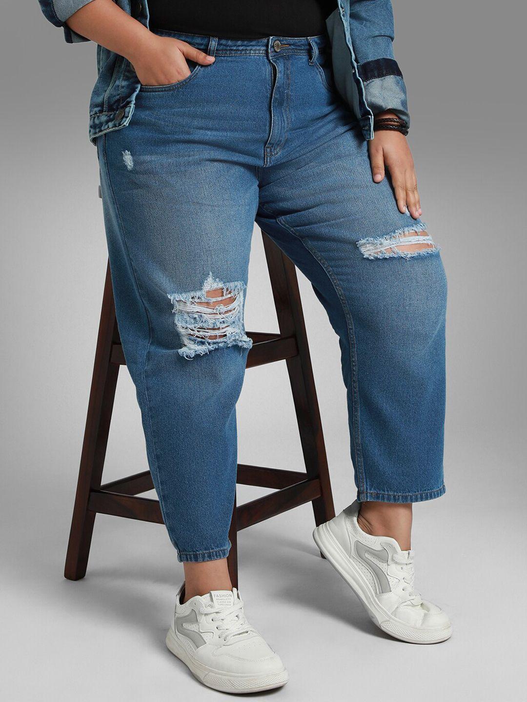 freeform by high star women blue high-rise jeans