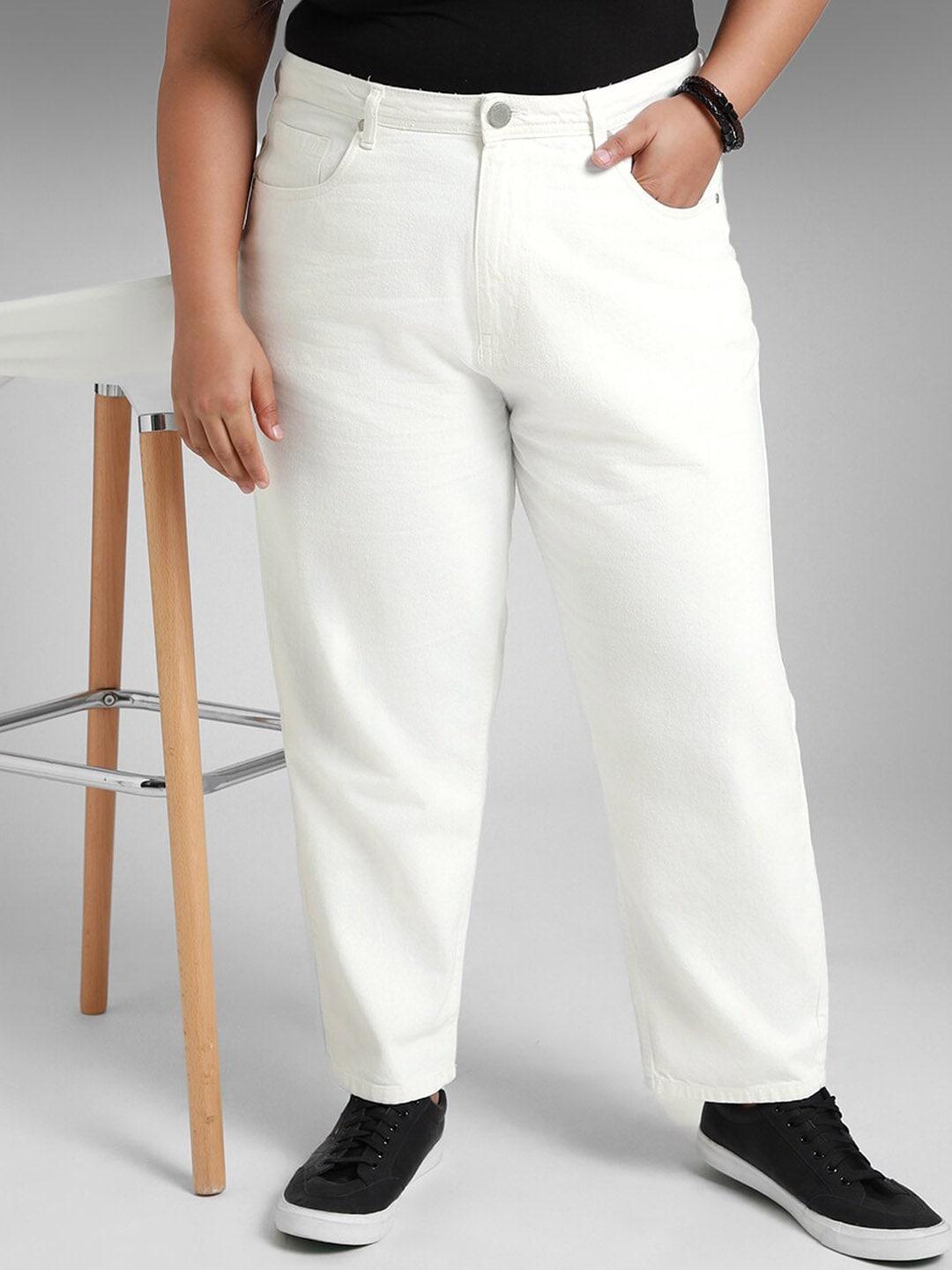 freeform by high star women white high-rise jeans