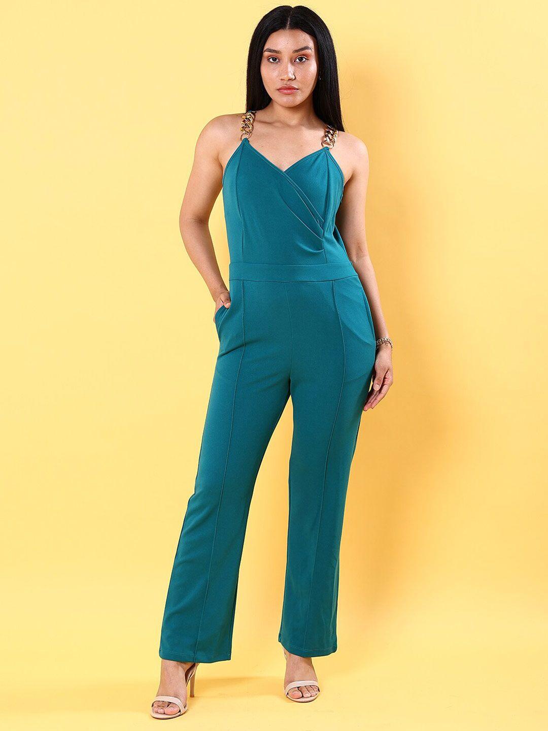 freehand green basic jumpsuit