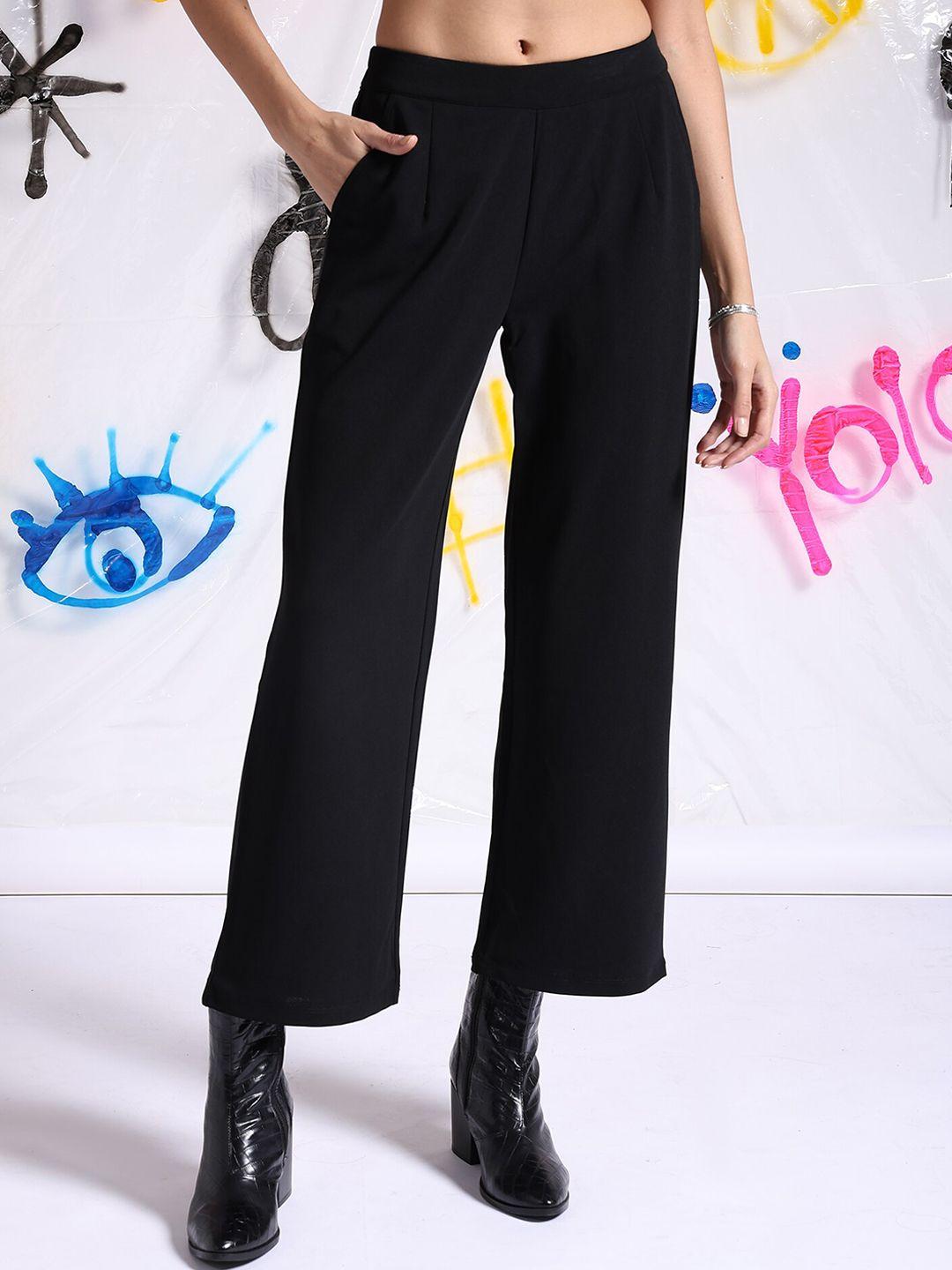 freehand by the indian garage co women black trousers