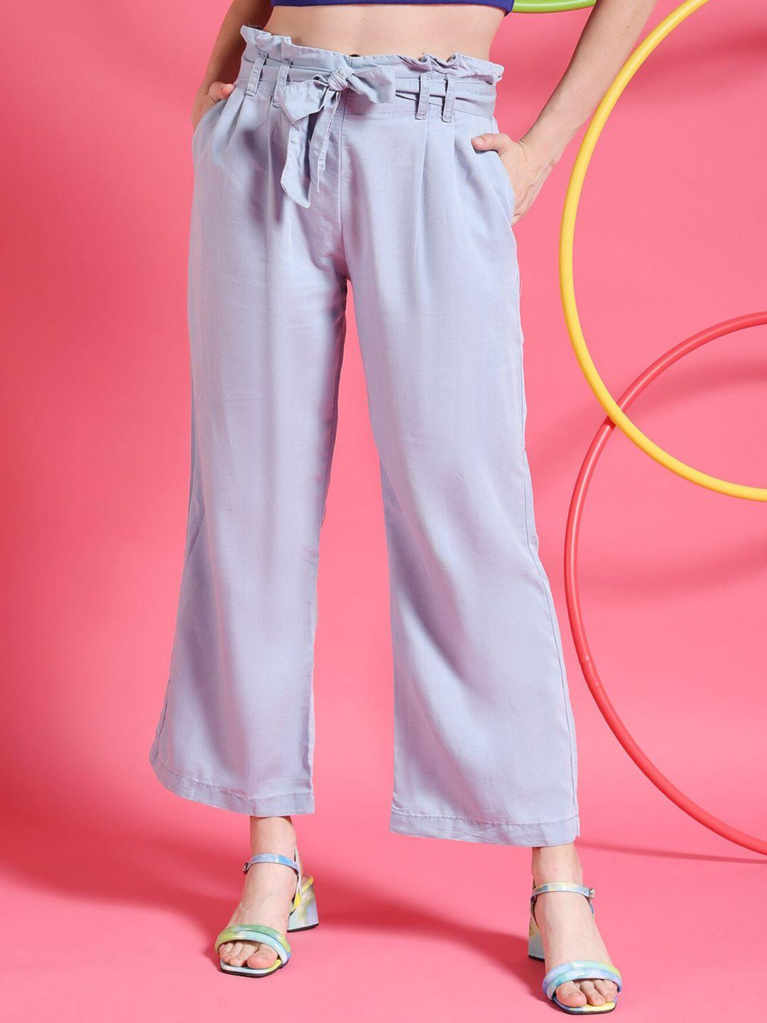 freehand by the indian garage co women blue trousers