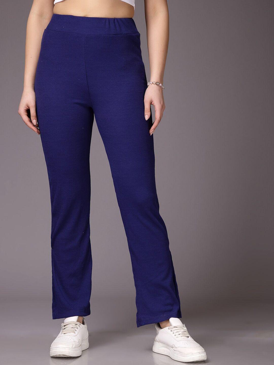 freehand by the indian garage co women flared cotton chinos trousers