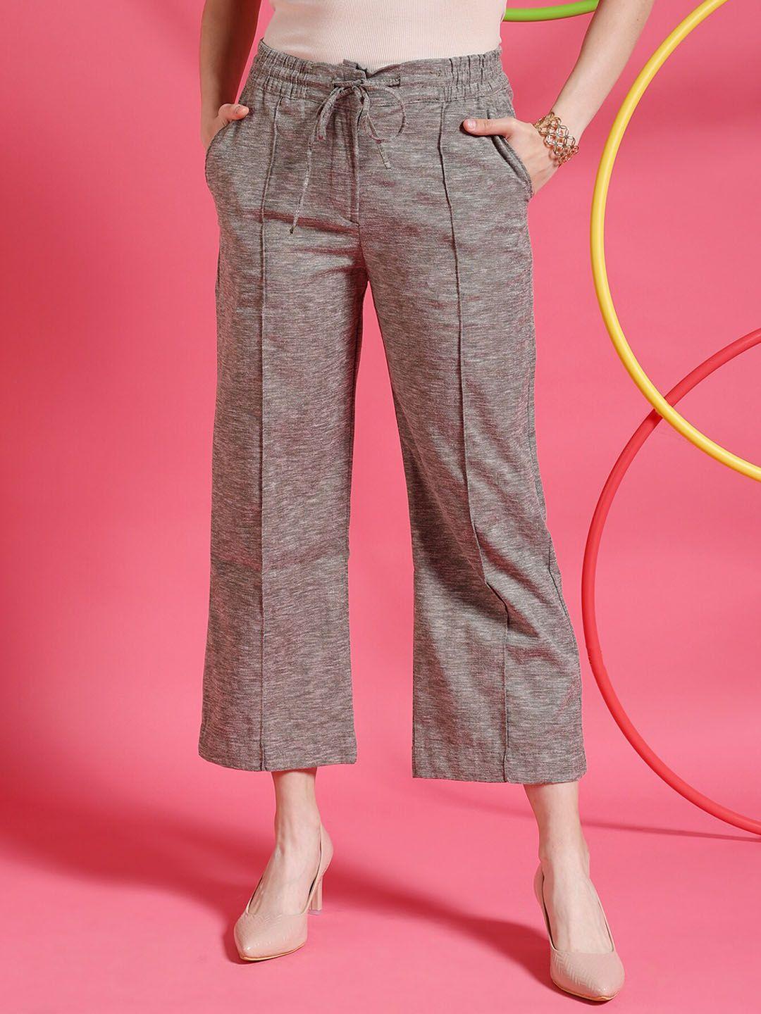 freehand by the indian garage co women olive green trousers