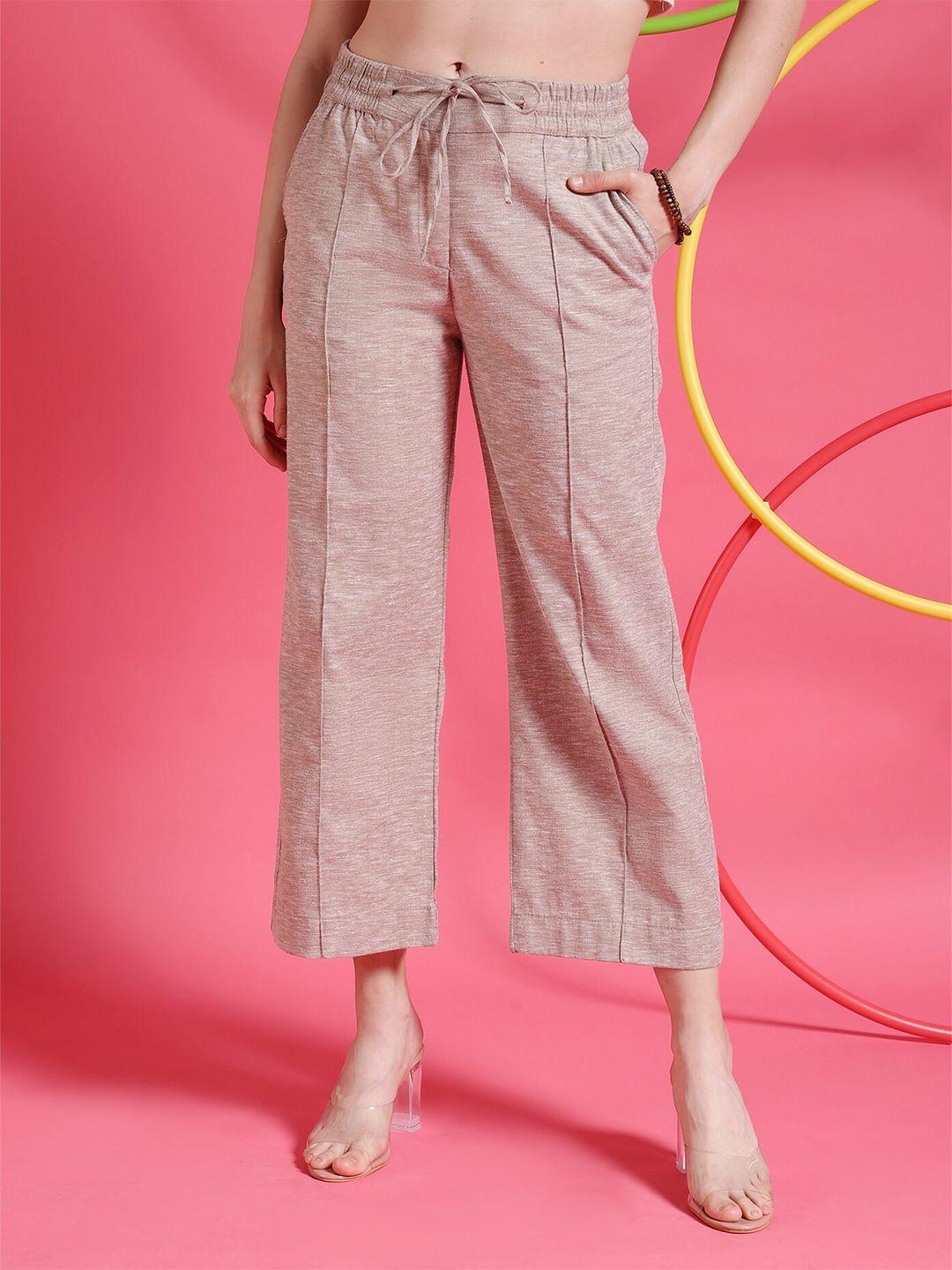 freehand by the indian garage co women straight fit trousers