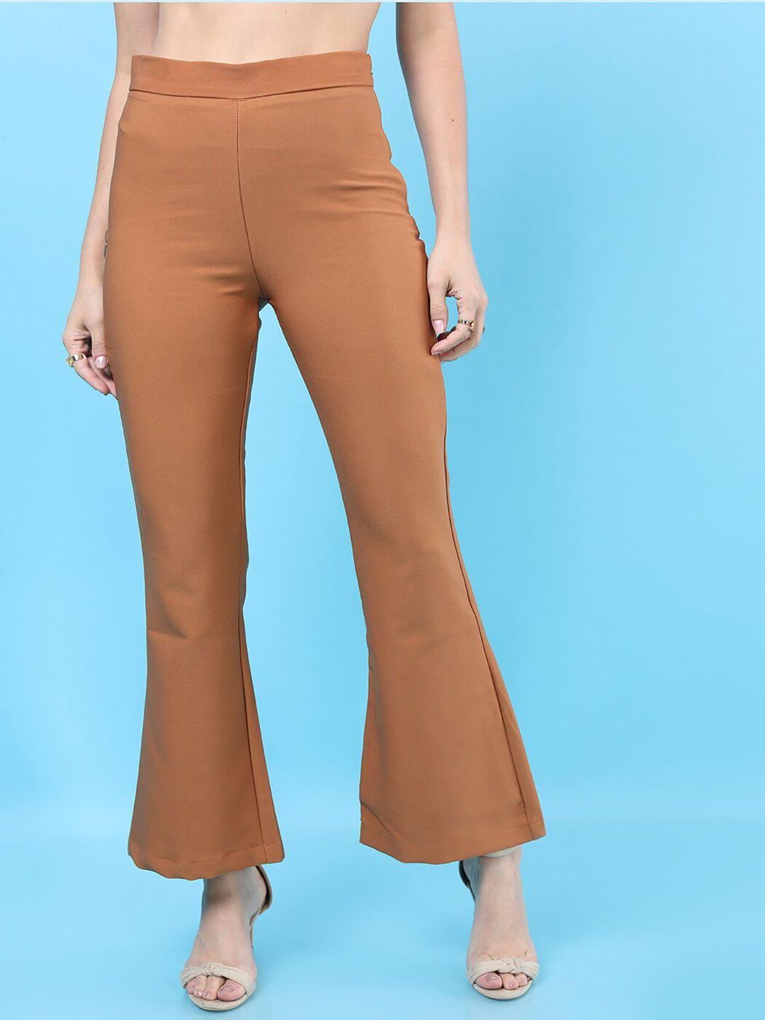 freehand women high-rise bootcut trousers