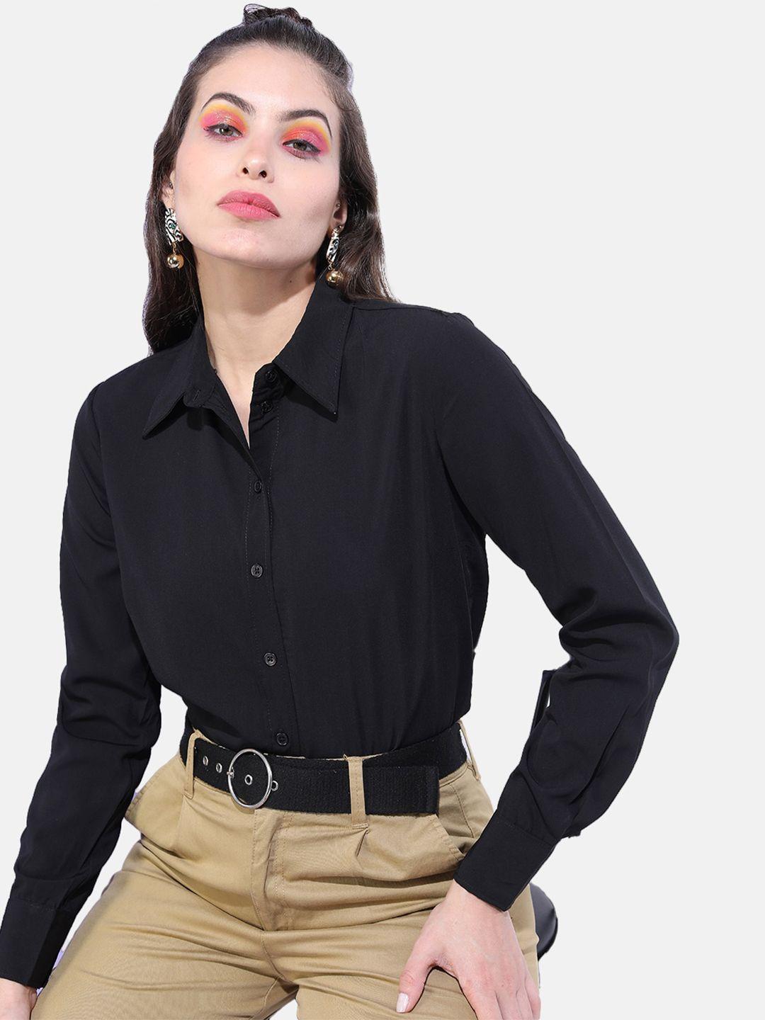 freehand women slim fit casual shirt