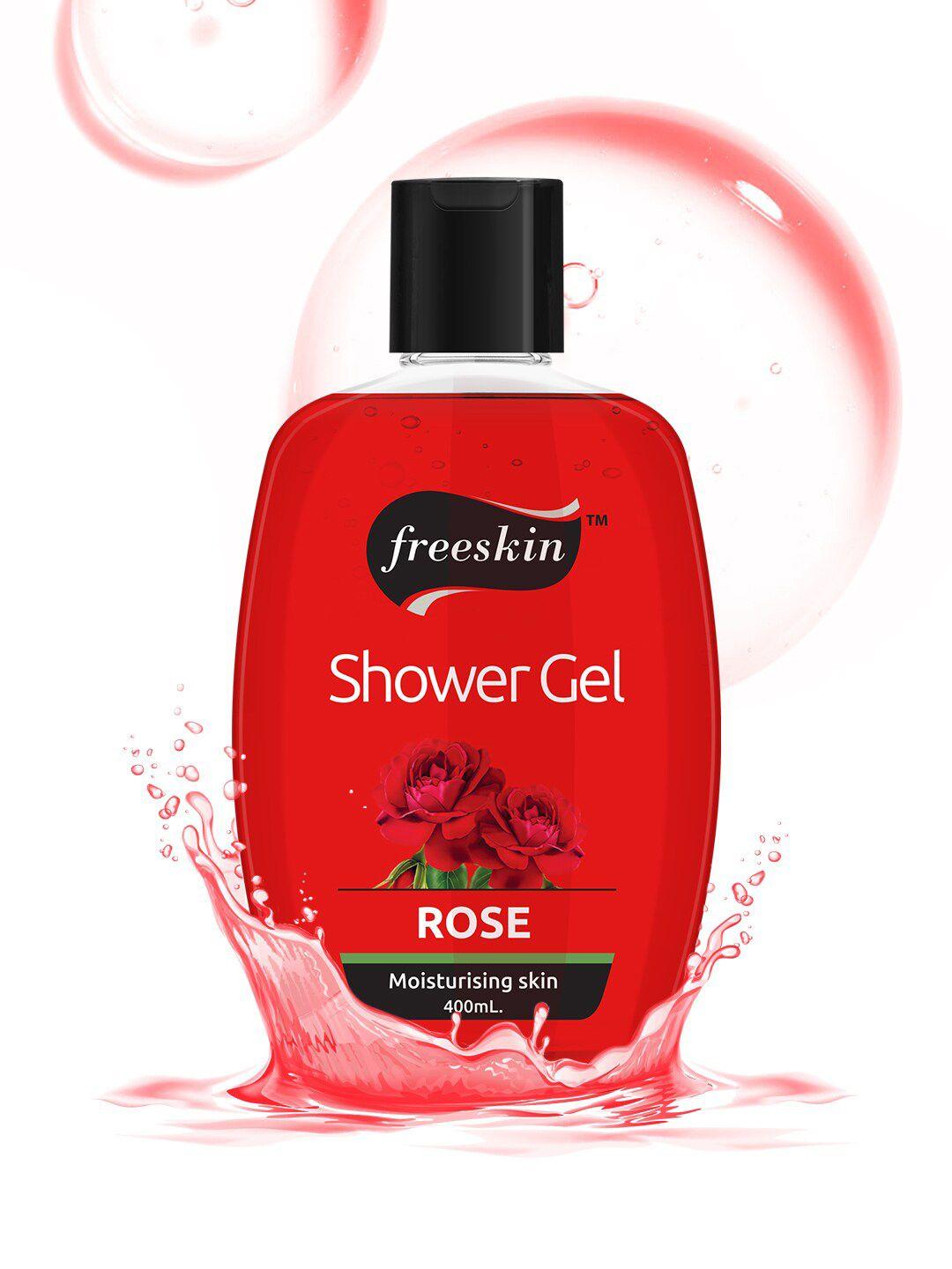 freeskin unisex rose shower gel 400 ml