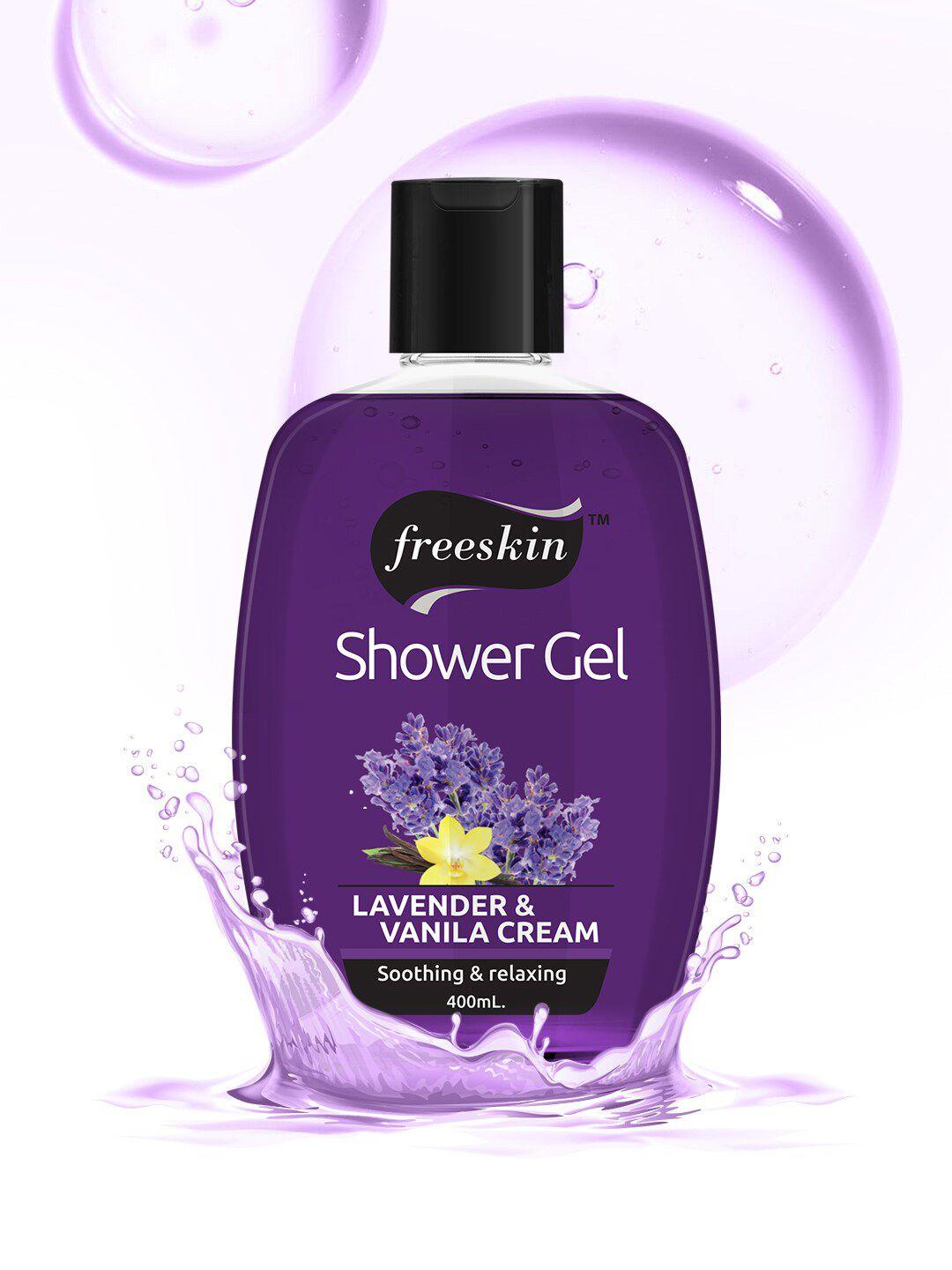 freeskin lavender & vanila cream shower gel 400 ml