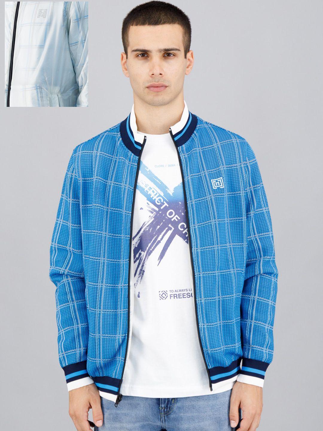 freesoul checked reversible bomber jacket