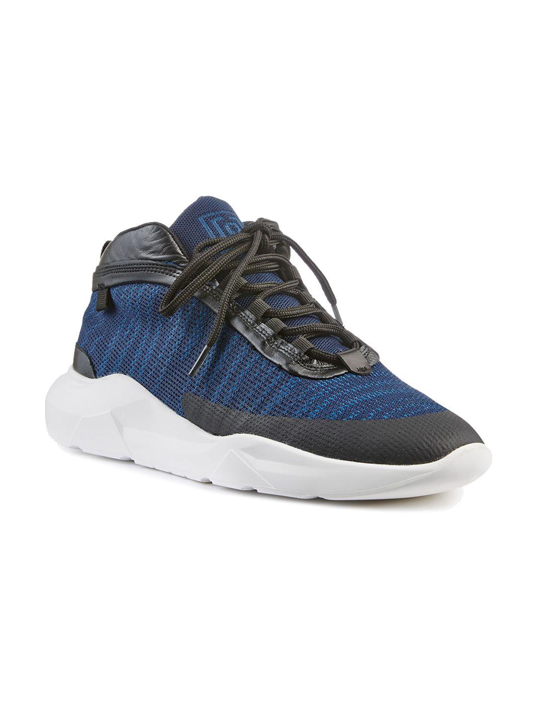 freesoul freebeat collegiate woven design textile contrast sole sneakers