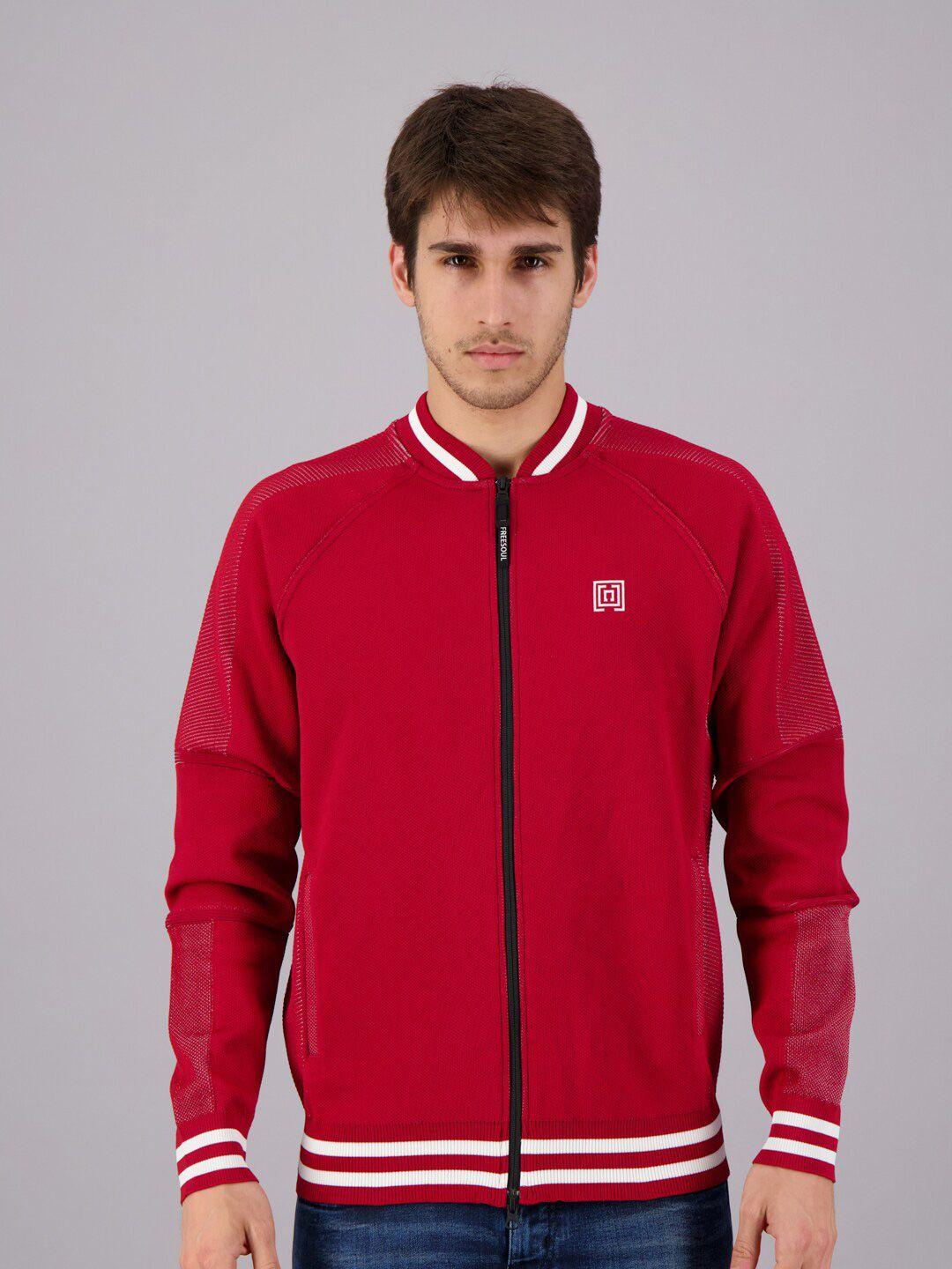 freesoul men red sweatshirt