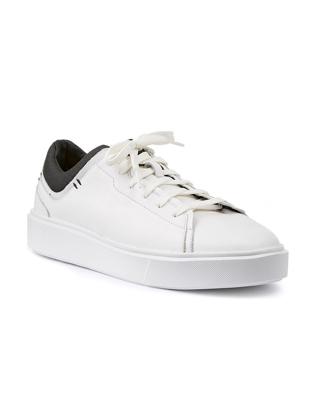 freesoul unisex leather lace-up sneakers