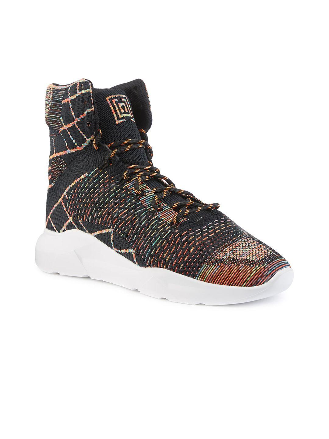 freesoul woven design high-top sneakers