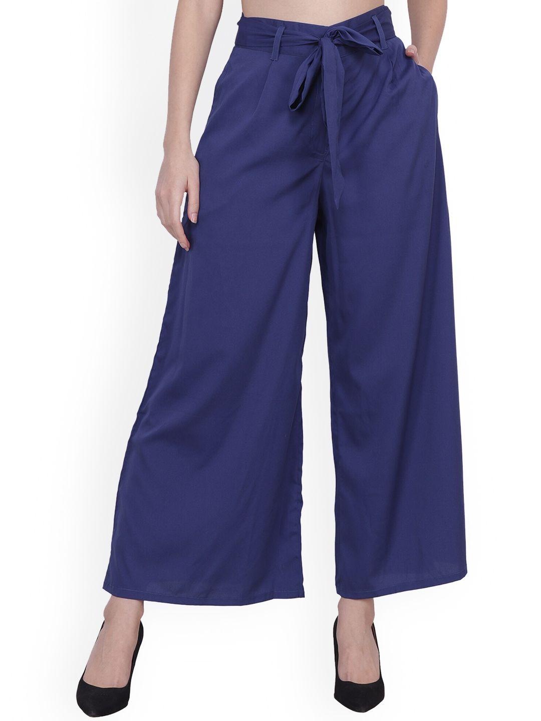 frempy women blue original trousers