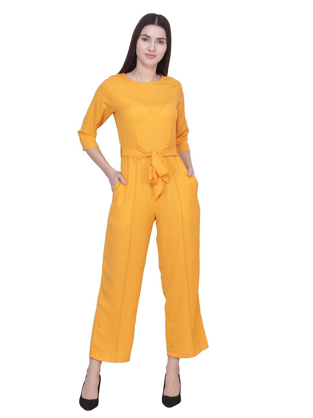 frempy yellow basic jumpsuit