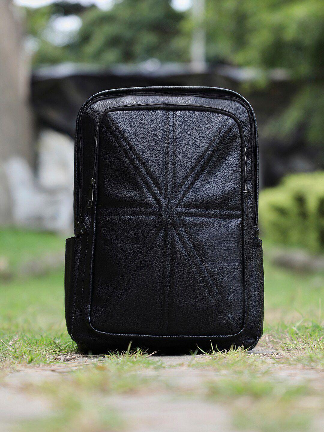french accent men black backpack