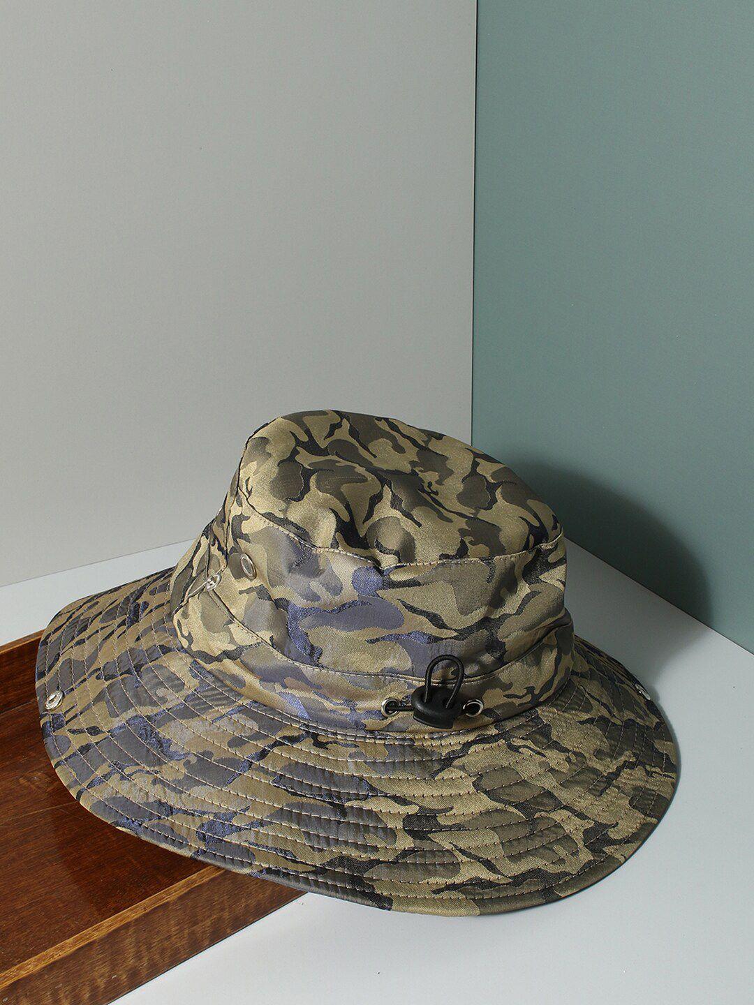 french accent men camouflage printed bucket hat