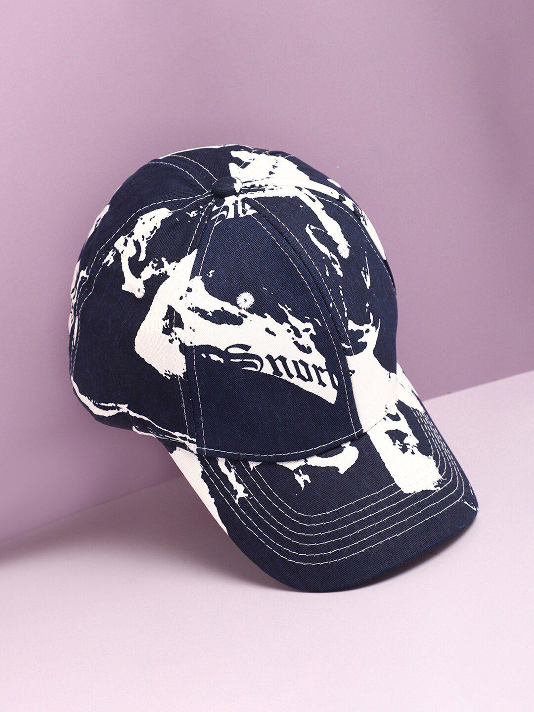 french accent men printed baseball cap