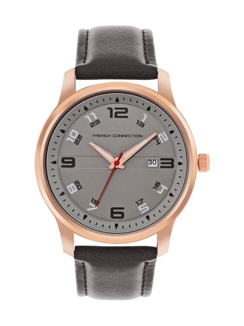 french connection fcn00046b avenir analog watch for men