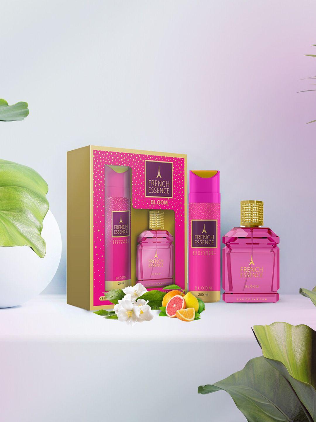 french essence women bloom perfume & deodorant gift set - 60 ml + 200 ml