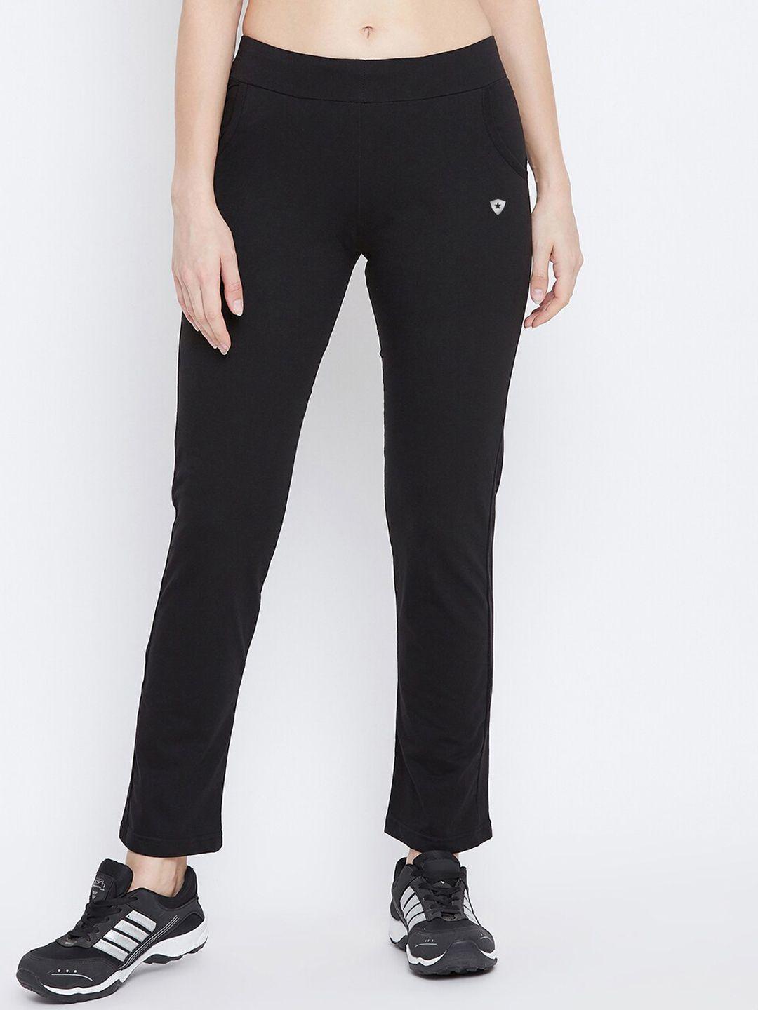 french flexious women mid-rise track pants