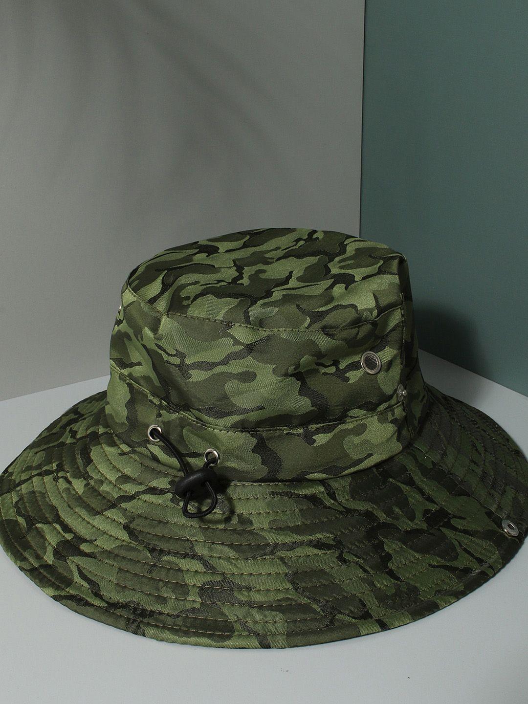 french accent men camouflage printed fedora hat