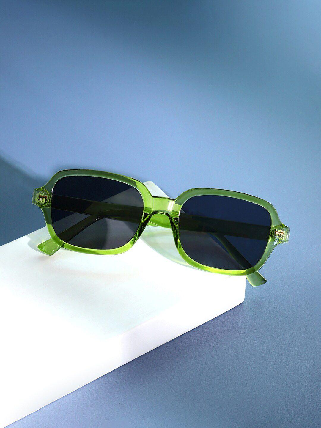 french accent men lens & green oval sunglasses with uv protected lens ss23fa_hssg1138