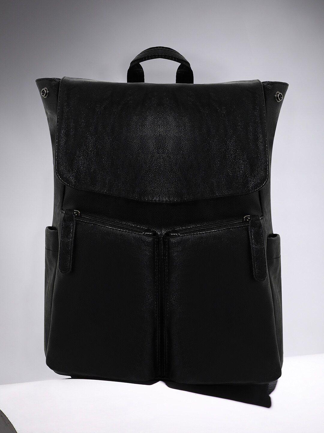 french accent men non-padded backpack with compression straps