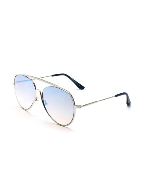 french connection fc7416 blue mirrored aviator