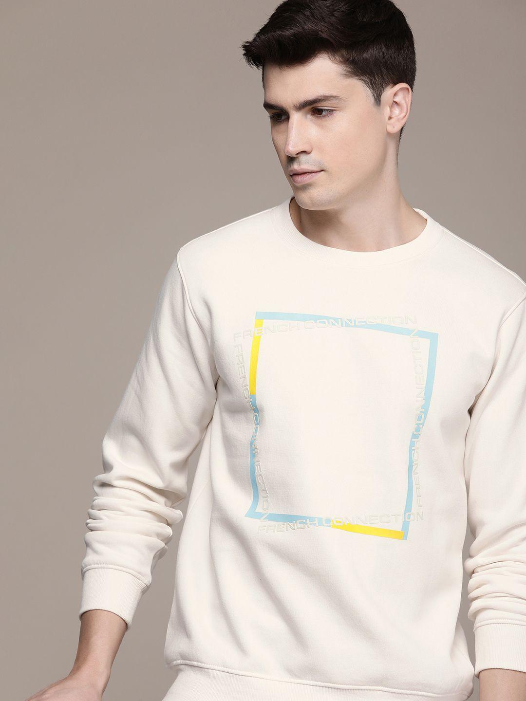 french connection graphic printed sweatshirt