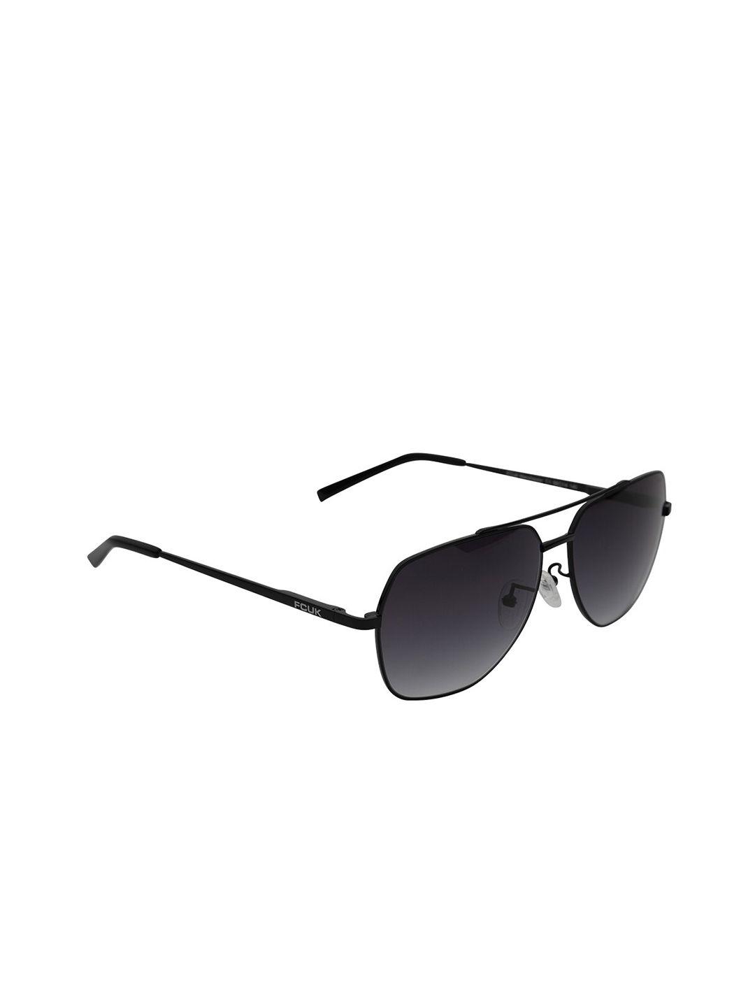 french connection men grey lens& black square sunglasses &uv protected fcuk manchester