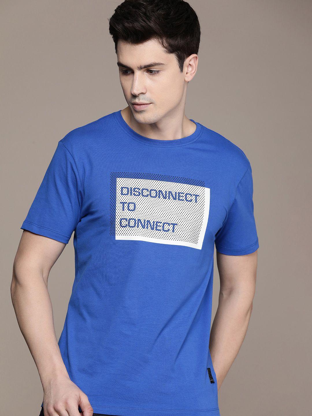 french connection printed pure cotton t-shirt