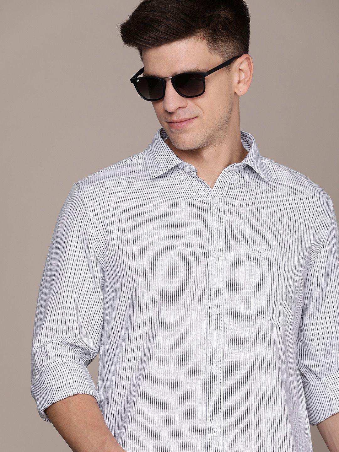 french connection slim fit pure cotton casual shirt